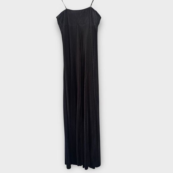NEW BEBE PLISSÉ STRAPLESS DRESS IN BLACK, MEDIUM - Picture 7 of 8